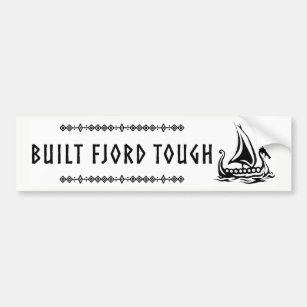 Built Fjord Tough Bumper Sticker