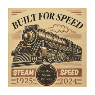Built for Speed – Customizable Wood Wall Art