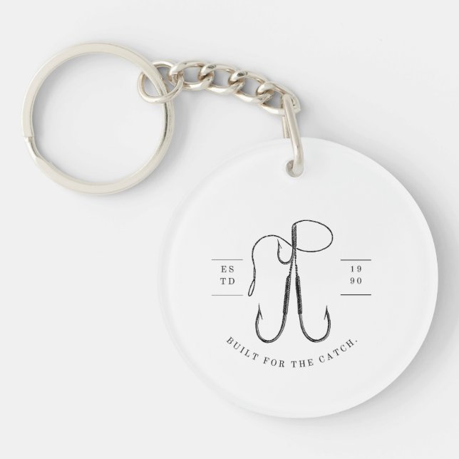 Built For The Catch Keychain (Front)