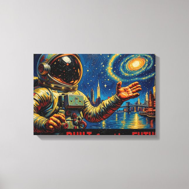 BUILT FOR THE FUTURE-8 CANVAS PRINT (Front)
