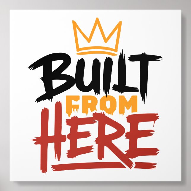 Built From Here Expression Of Pride & Authenticity Acrylic Photo Tile (Front Set)