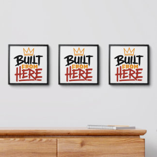Built From Here Expression Of Pride & Authenticity Peel And Stick Photo Tile