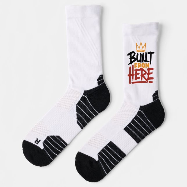 Built From Here Expression Of Pride & Authenticity Socks (Left)