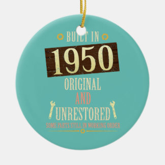 Built In 1950 Original And Unrestored Ceramic Ornament