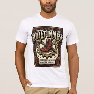 Built in Aba - Handcrafted Heritage Industrial Str T-Shirt