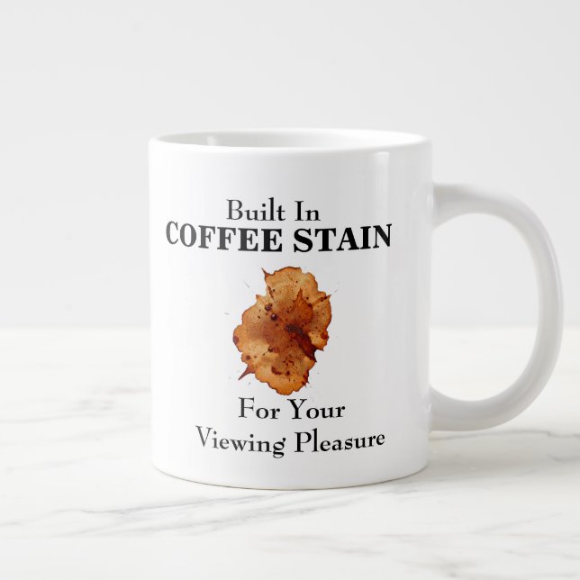 BUILT IN COFFEE STAIN GIANT COFFEE MUG (Right)