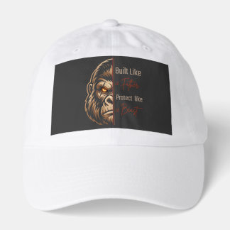 Built Like A Father Split Gorilla Gym Dad Hat
