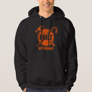 Built Not Bought Blue Collar Gift Hoodie