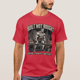 Built Not Bought Bodybuilding Gym Workout Weightli T-Shirt