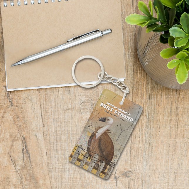 Built Strong Personalized Encouragement  Keychain (Creator Uploaded)