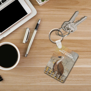 Built Strong Personalized Encouragement  Keychain