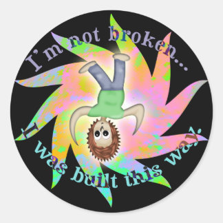 Built This Way Stickers