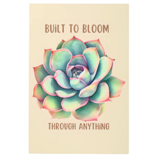 Built to Bloom Metal Print