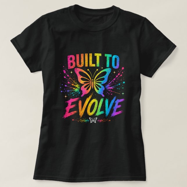 Built To Evolve Butterfly Shirt 0047716 (Design Front)