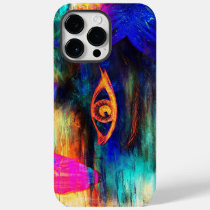 Built Tough Phone Case (Woman Eyes Flower Color)
