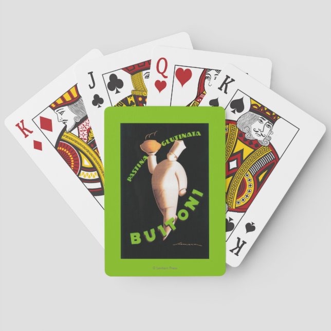 Buitoni Pasta Promotional Poster Poker Cards (Back)