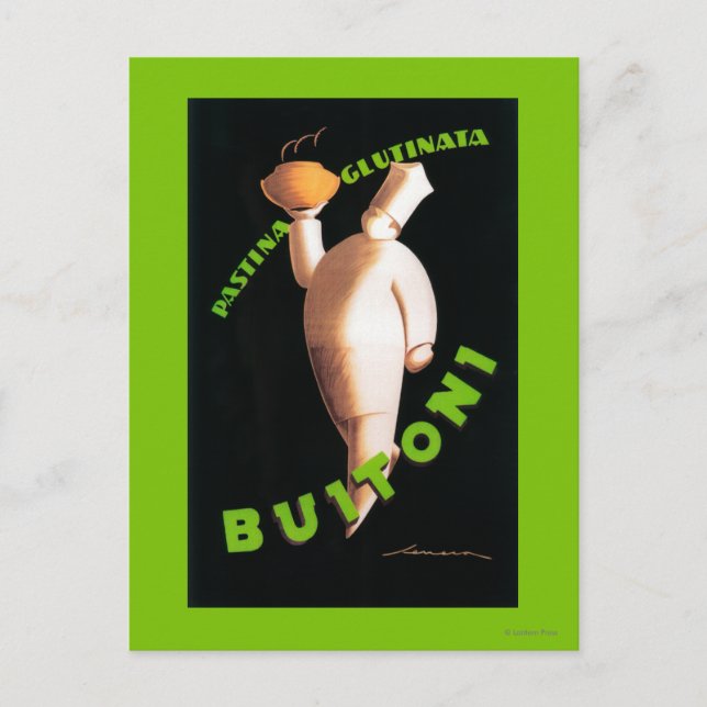 Buitoni Pasta Promotional Poster Postcard (Front)