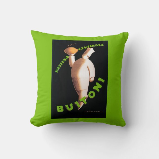 Buitoni Pasta Promotional Poster Throw Pillow (Front)