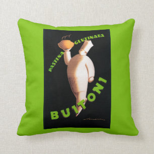 Buitoni Pasta Promotional Poster Throw Pillow