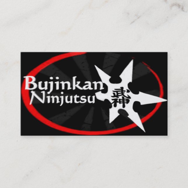 Bujinkan Ninjutsu Business Card (Front)