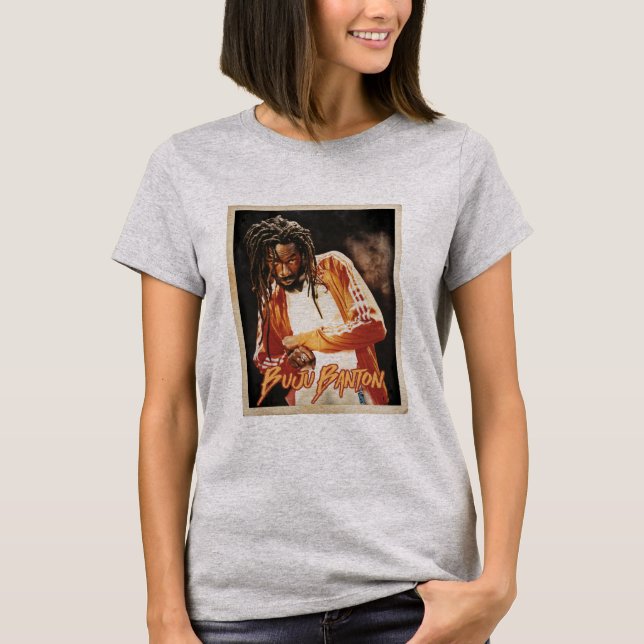 Buju Banton - Reggae Rastafari Roots Ladies Shirt (Front)