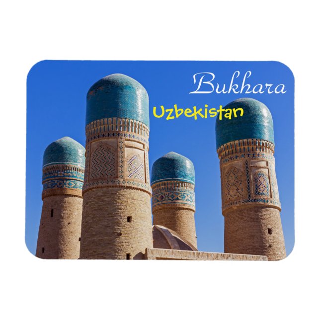 Bukhara, Uzbekistan -  Chor Minor Madrassah Magnet (Horizontal)
