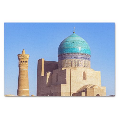 Bukhara Uzbekistan _  Kalyan mosque Tissue Paper