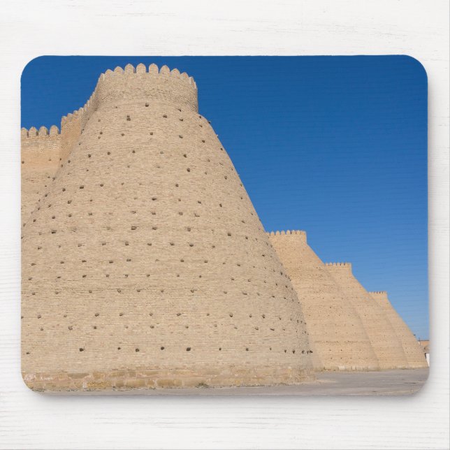 Bukhara, Uzbekistan -  Wall of the Ark fortress Mouse Pad (Front)