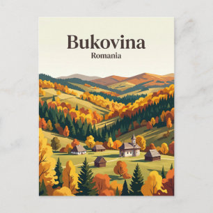 Bukovina, Romania Postcard