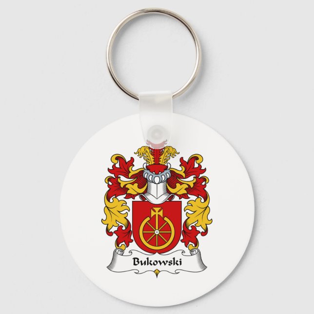 Bukowski Family Crest Keychain (Front)