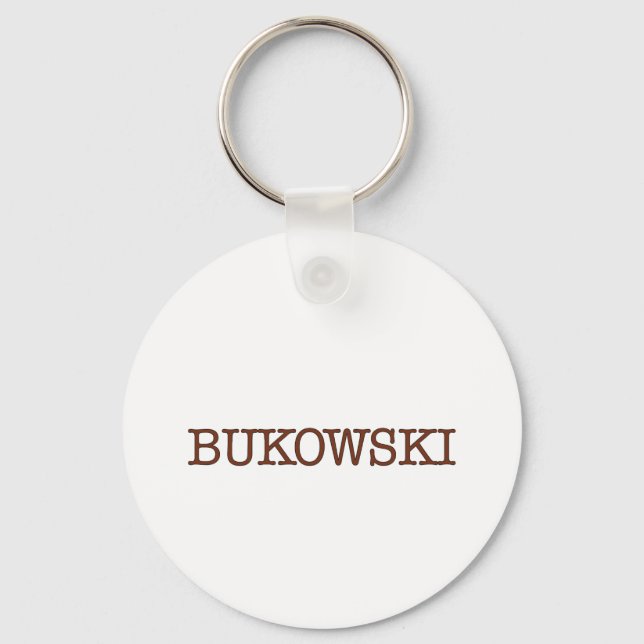 Bukowski Keychain (Front)