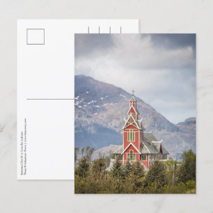 Buksnes Church Lofoten Norway Postcard