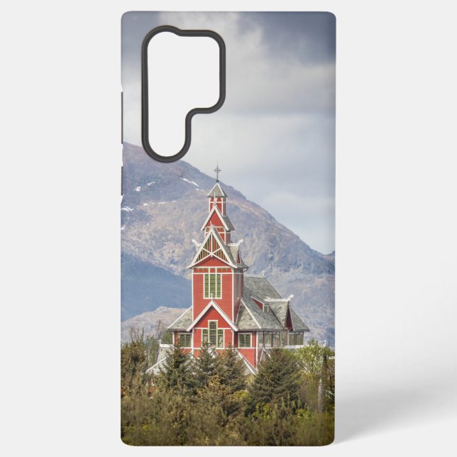 Buksnes Church Lofoten Norway Samsung Galaxy Case (Back)