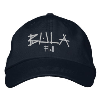 Bula Fiji Embroidered Baseball Cap