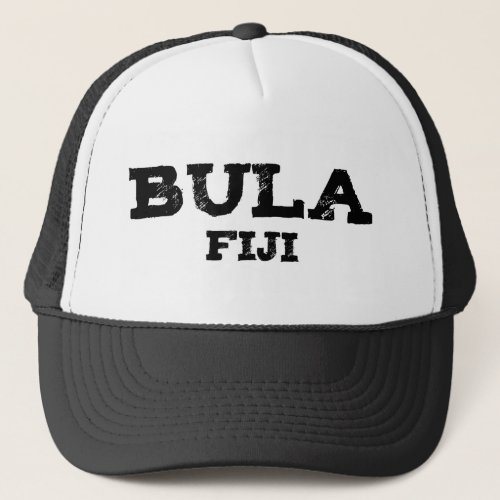 Bula Fiji Graphic Trucker Hat