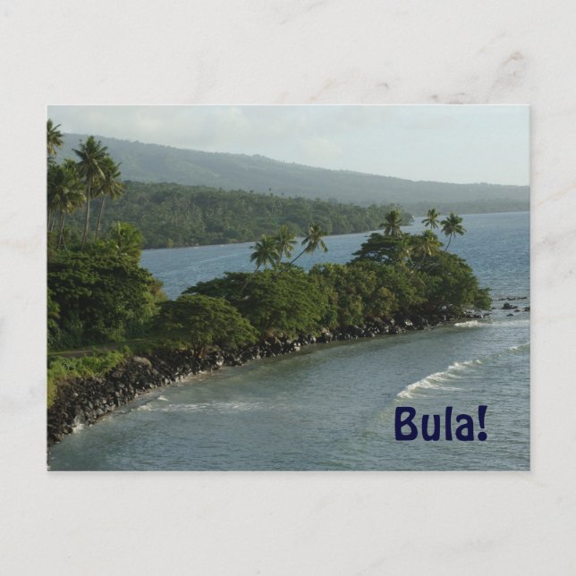 Bula From Fiji Postcard (Front)