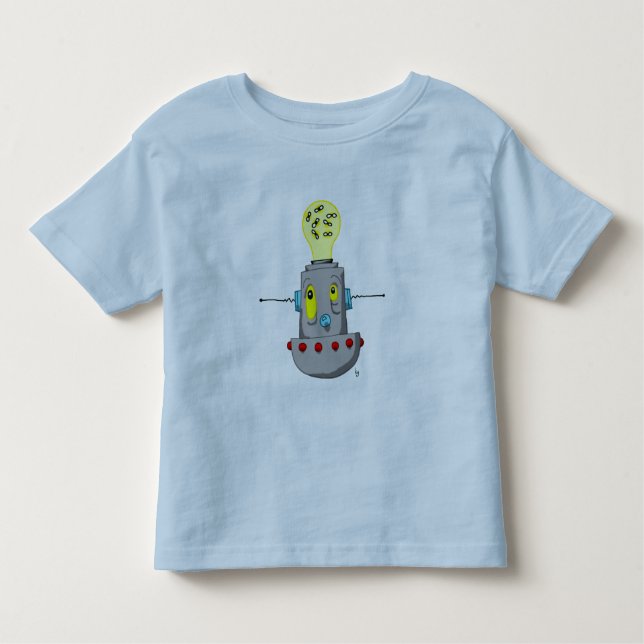 Bulb Bot Toddler T-shirt (Front)
