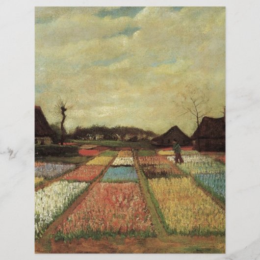Bulb Fields by Vincent van Gogh. (Front)