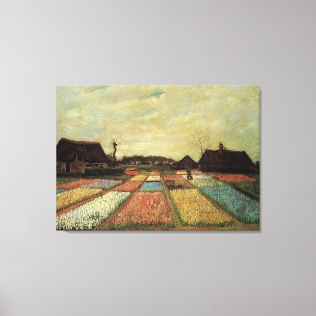 Bulb Fields by Vincent van Gogh Canvas Print (Front)