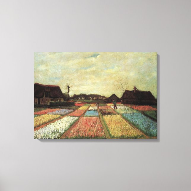 Bulb Fields by Vincent van Gogh Canvas Print (Front)