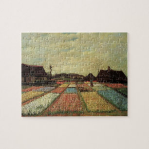 Bulb Fields by Vincent van Gogh Jigsaw Puzzle