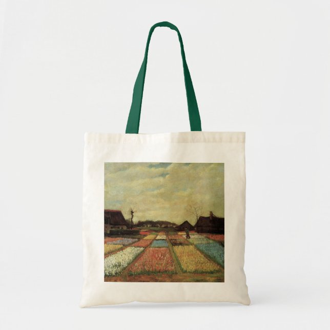 Bulb Fields by Vincent van Gogh Tote Bag (Front)