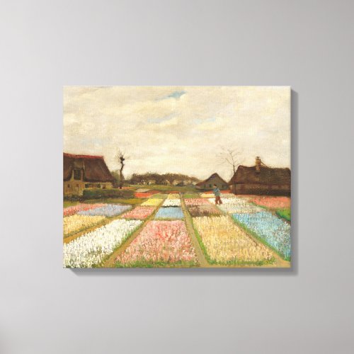 Bulb Fields  Vincent Van Gogh Canvas Print
