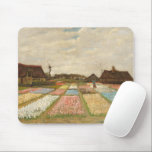 Bulb Fields | Vincent van Gogh Mouse Pad<br><div class="desc">Bulb Fields (1883) or Flower Beds in Holland by Dutch post-impressionist artist Vincent Van Gogh. Original artwork is an oil on canvas. This is one of Van Gogh's first landscape paintings depicting a panoramic view of tulip fields in blossom. Use the design tools to add custom text or personalize the...</div>