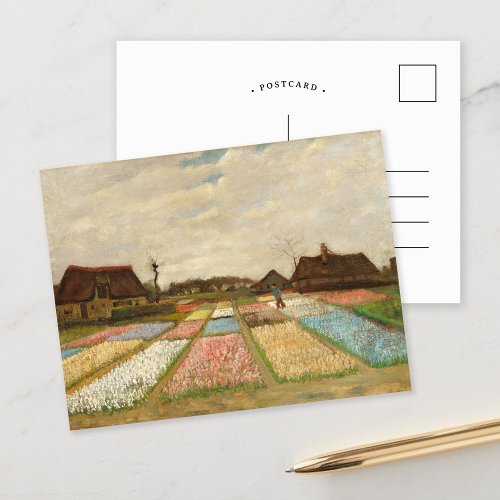 Bulb Fields  Vincent Van Gogh Postcard