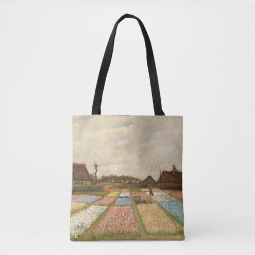 Bulb Fields  Vincent Van Gogh Tote Bag