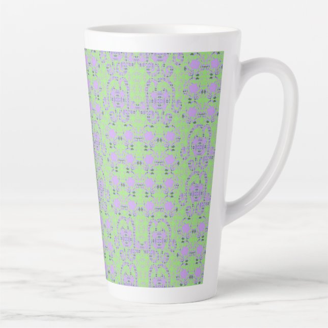 Bulb Flowers And Twigs Cupflowers Latte Mug (Right)