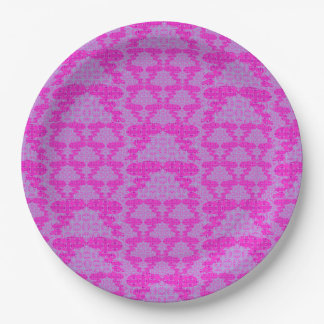 Bulb Flowers And Twigs Roses Paper Plates