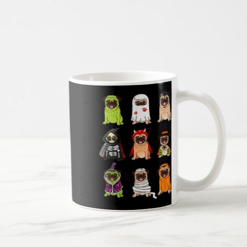 Buldlog Happy Halloween Pug Dogs Lover Gifts  Coffee Mug