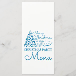 Bule Christmas Tree, Christmas Party Menu